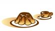 Chocolate pudding and cup