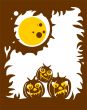 Brown pumpkins background