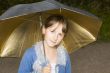 Portrait of the girl with a umbrella