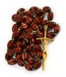 rosary on white
