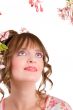 Romantic flower girl