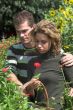 Picking flowers together
