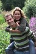 Piggyback in the garden