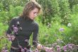 Picking the flowers