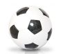 soccer ball over white