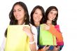 girls in a shopping spree