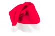 Christmas hat on white background