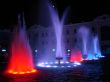 Multi-coloured fountains