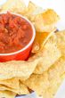 hot salsa and salty chips