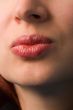 woman lips close-up
