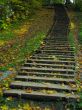 old wooden staircase