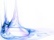 Droplet against White