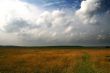 The ground the sky a landscape