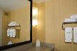 Mirror and towel rack