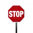 Isolated Graphic Stop Sign
