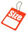 blank Size Tag