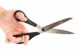 hand with scissors