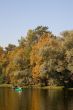 By boats in the autumn