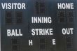Old Baseball Scoreboard