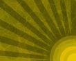 Orange Retro Circles with Rays Background