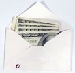 US dollars in envelope