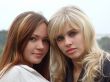 portrait of two beautiful young girls 2