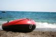 inflatable toy and sea