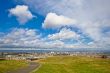 Edinburgh under a cloudy sky