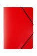 Red folder isolated