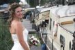 Bride in the harbour