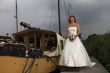 Bride with thunderclouds