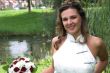 Bride on a bike