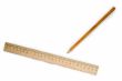 ruler and pencil
