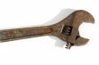 Old adjustable spanner