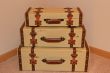 Three Old Suitcases