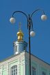 Street lamp and dome-shaped