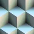 Blue cubes