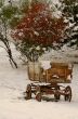 Wagon In The Snow