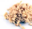 Close up of Chopped Ginger on an isolated background