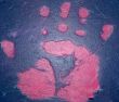 Full Hand Print on Silicon