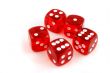 5 dice thrown onto the table