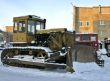 caterpillar in a winter season