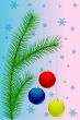 Christmas and New-Year`s decorations. Vector image