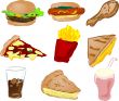 Fast food icons