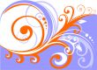Violet decorative background