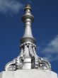 Architectural detail of gatepost piller