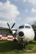 front of an airplane