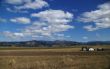 Big sky - western farm buildings