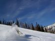Girl on snowboard