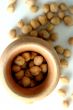 split peas at terracotta jug